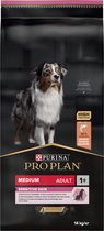Pro Plan Medium Adult Sensitive Skin - Honden droogvoer - Zalm - 14 kg