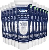 Bol.com 12x Oral-B Tandpasta Pro-Expert Advanced Science Extra White 75 ml aanbieding