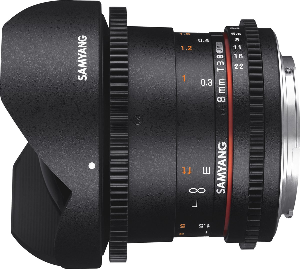Samyang 8mm T3.8 Umc Vdslr Fisheye Cs II - Prime lens - geschikt voor Samsung NX