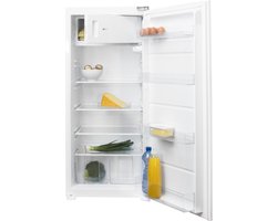 Inventum IKV1221S - Inbouw koelkast - Vriesvak - Nis 122 cm - 187 liter - 4 plateaus - Sleepdeur - Wit