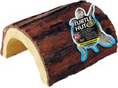 Zoo Med Turtle Hut - Turtle Hut - Plastique - Souche d'arbre - Grand - 16x17x7cm