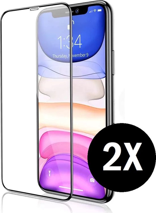 Foto: Screenz screenprotector geschikt voor iphone x xs 11 pro tempered glass screen protector geschikt voor iphone x xs 11 pro beschermglas glasplaatje 2 stuks