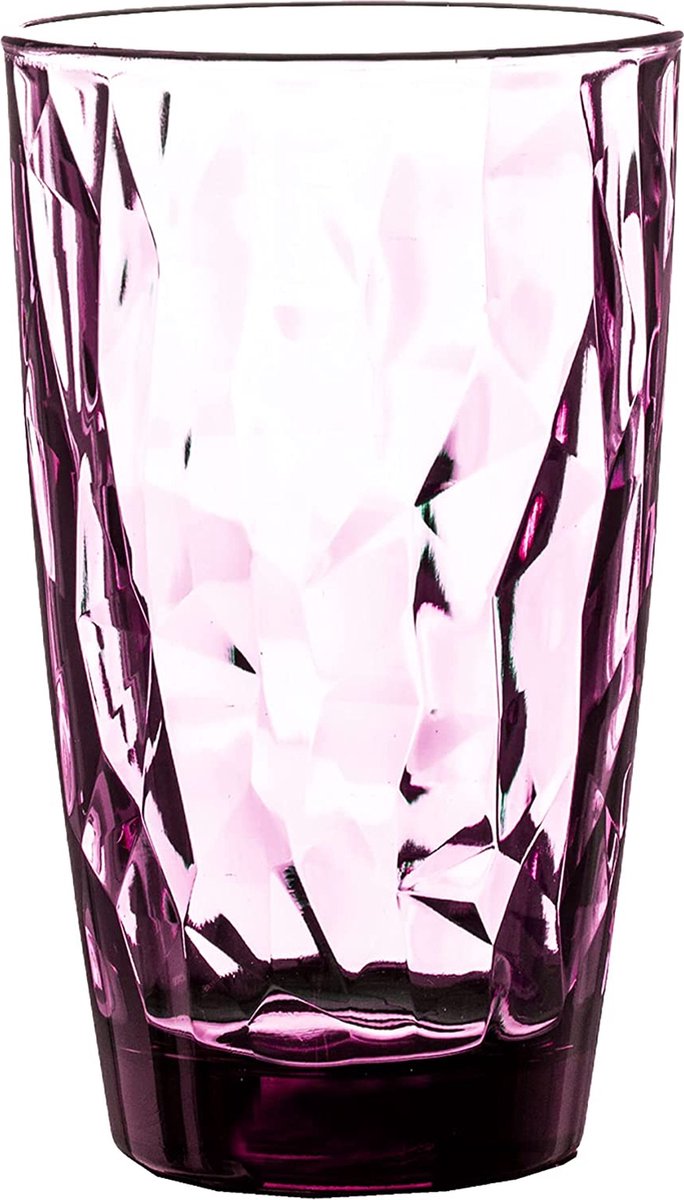 QLFJ-FurDec Set van 8 waterglazen, 470 ml, drinkglazen, kleurrijke kunststof bekers met 8 kleuren, kinderbeker, onbreekbaar, stapelbare kunststof sapglazen voor camping, feestjes