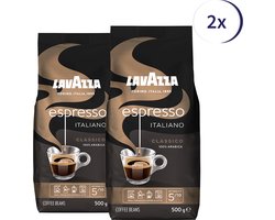 Lavazza Espresso Italiano Classico koffiebonen - 500 gram x2