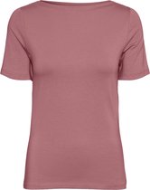 Vero Moda T-shirt Vmpanda Modal S/s Top Noos 10231753 Nostalgia Rose Dames Maat - XS
