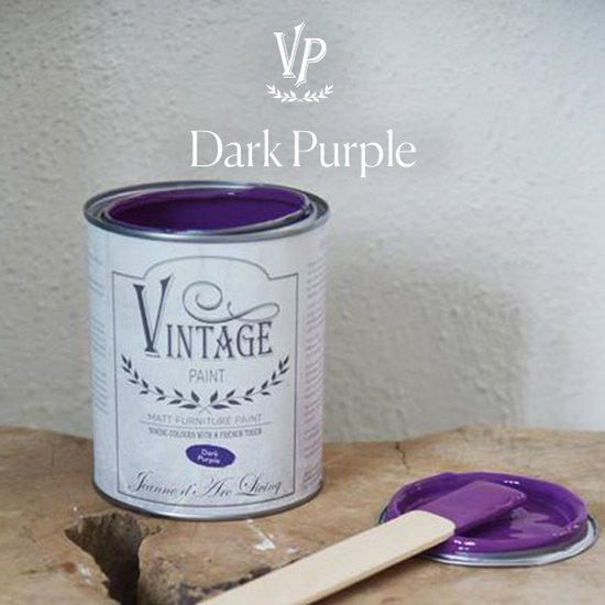 Krijtverf - Vintage Paint - Jeanne d'Arc Living - 'Dark Purple' - 700 ml
