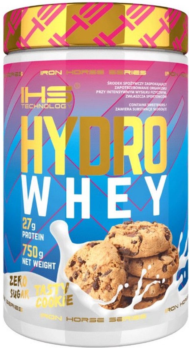 IHS - Hydro Whey Protein - Wei-eiwithydrolysaat - Hydrolysate - 750g - Cookies