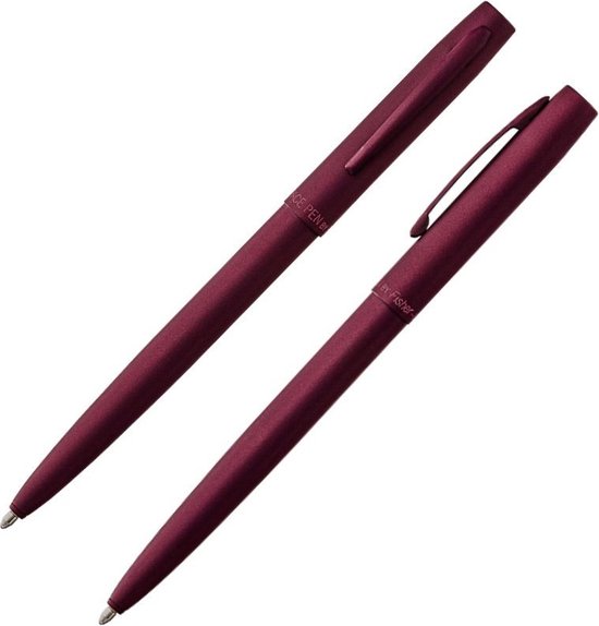 Cap-O-Matic Space Pen, Kersen Zwart met Ultrasterke Cerakote Coating (#M4H-319)
