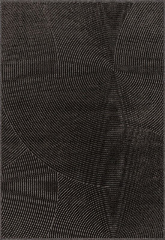 Vloerkleed Acsento Chiara 1012 Anthracite Grey - maat 280 x 380 cm