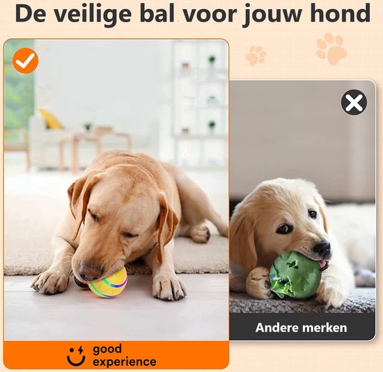 munt breed uitgehongerd Good Experience Interactieve Hondenbal 3.0 – Honden Speelgoed Intelligentie  – Puppy... | bol.com