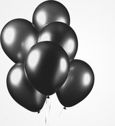 Kwaliteitsballon metallic zwart