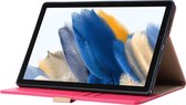 Phreeze Tablethoes - Geschikt voor Samsung Galaxy Tab A8 - 2022 - Luxe Lederen Hoesje - Ingebouwde Standaard met Kaarthouders - Hoesje met Magnetische Sluiting - Beschermhoes - Roze