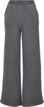 Urban Classics - Heavy Terry Garment Dye Slit Dames joggingbroek - 5XL - Grijs