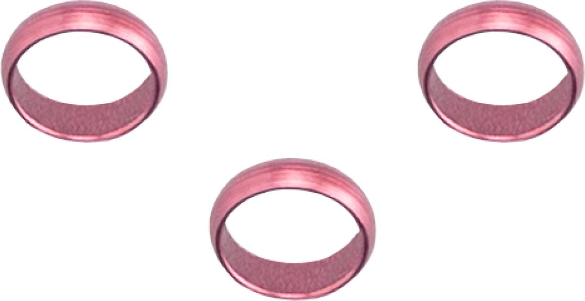 KOTO Aluminium Flight Lock Rings Pink - Darts