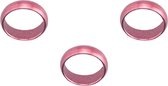 KOTO Aluminium Flight Lock Rings Pink - Darts