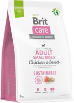 Brit care sustainable Adult small breed 3kg