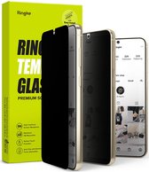 Ringke Screen Protector Geschikt voor Samsung Galaxy S23 Plus - 9H Privacy Tempered Glass - Case Friendly - Jig voor Installatie