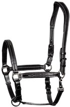 Harry's Horse Halster Supreme Leer Zwart - paard