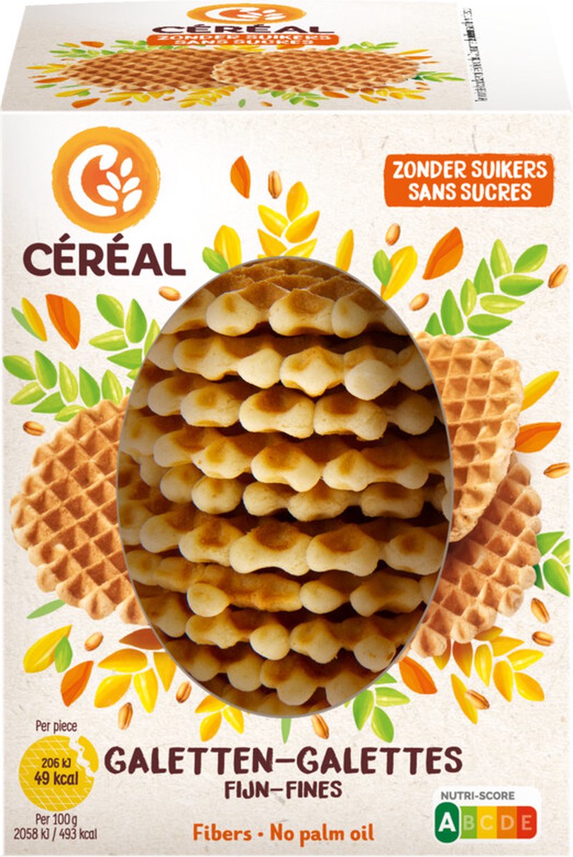 Céréal Galetten Fijn Suikervrij - 150 gr