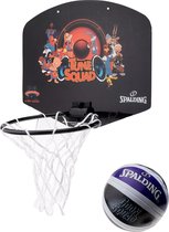 Spalding Mini Basketball Set Space Jam 79008Z, Unisex, Zwart, basketbal achterborden, maat: One size
