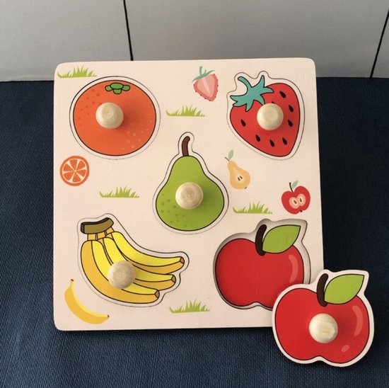Educatief Speelgoed - Peuters - Montessori Speelgoed - Baby Puzzel - Montessori - Houten Puzzel - Speelgoed Bord - Puzzel Peuter - 1 Jaar - 2 Jaar - 3 Jaar - 4 Jaar -