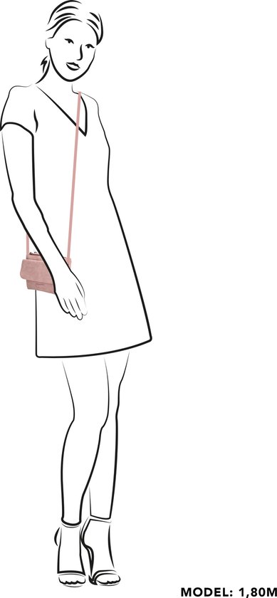 Sac à Bandoulière Ronda Beagles - Vieux Rose