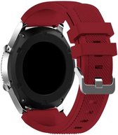 Strap-it Smartwatch bandje 20mm - siliconen bandje geschikt voor Huawei Watch GT 2 42mm / GT 3 42mm - horlogeband geschikt voor Amazfit GTS / GTS 2 / 2 Mini / GTS 3 / GTS 4 / Amazfit Bip / Bip Lite / Bip S / Bip u Pro / Bip 3 - bordeaux