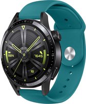 Strap-it Sport bandje geschikt voor Huawei Watch GT / GT 2 / GT 3 / GT 3 Pro 46mm / GT 4 46mm / GT 2 Pro / GT Runner / Watch 3 - Pro / Watch 4 (Pro) / Watch Ultimate - groen-blauw