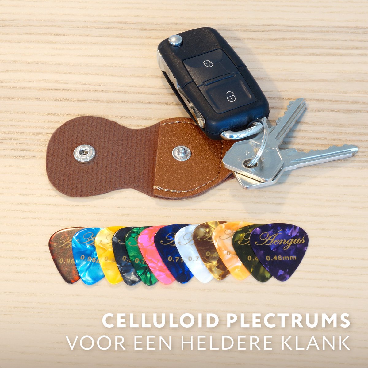 Originele plectrumsets van verschillende merken en bands