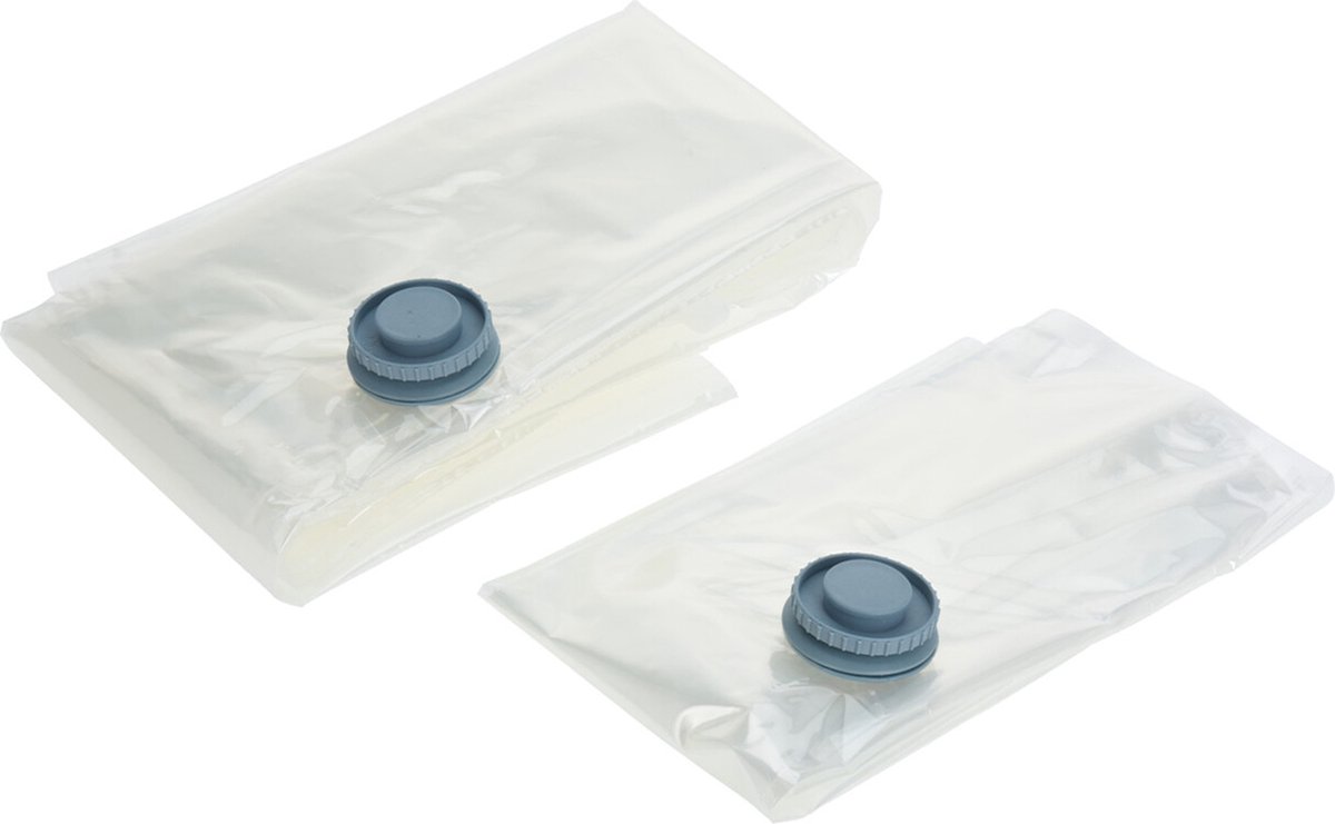 Vacuum luchtdichte opbergzakset - 2 stuks, transparant, 70 x 100 cm