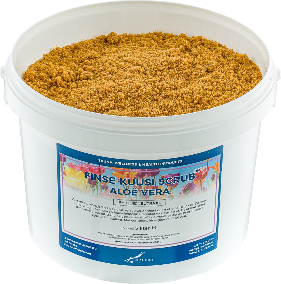 Goedkoopste Kuusi Scrub Aloë Vera 5 liter - Hydraterende Lichaamsscrub