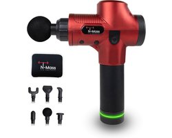 N Mass Massage Gun - Massage Gun Professioneel - Recovery Gun - 6 Opzetstukken - 30 Snelheidsstanden - Inclusief Koffer