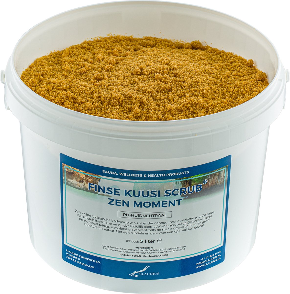 Goedkoopste Kuusi Scrub Zen Moment 5 liter - Hydraterende Lichaamsscrub