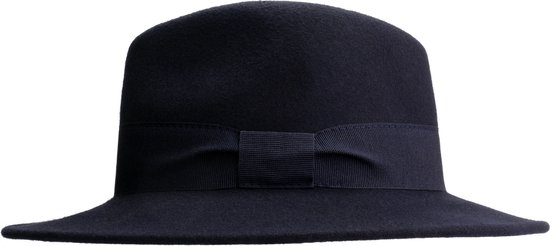 MGO Foxy Felthat Marine - Vilt hoed - 100% wol - Blauw - Maat M