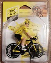 Solido schaalmodel wielrenner Tour de France, gele trui schaal 1:18