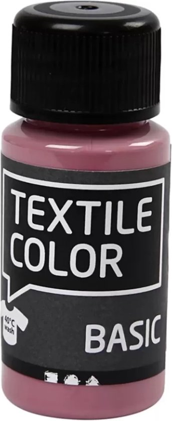 Textile Color Basic Donkerroze 50ml | bol.com