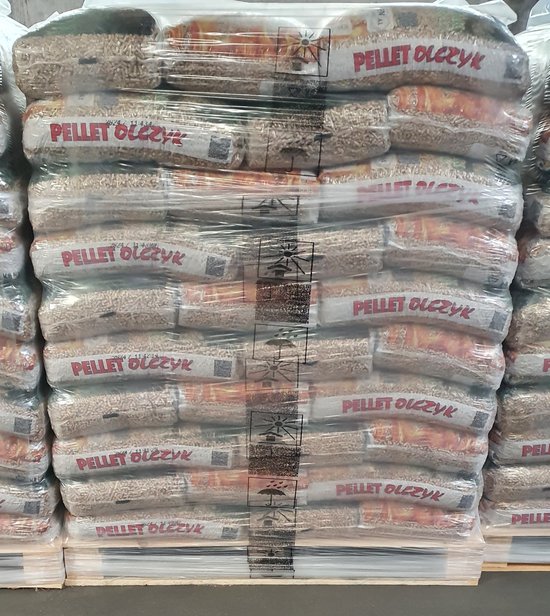 Houtpellets Tartak Houtpellets per pallet 975kg ENPlus A1 65