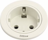 EVOline 159280004300 Inbouwstekkerdoos 1-voudig Wit 1 stuk(s)