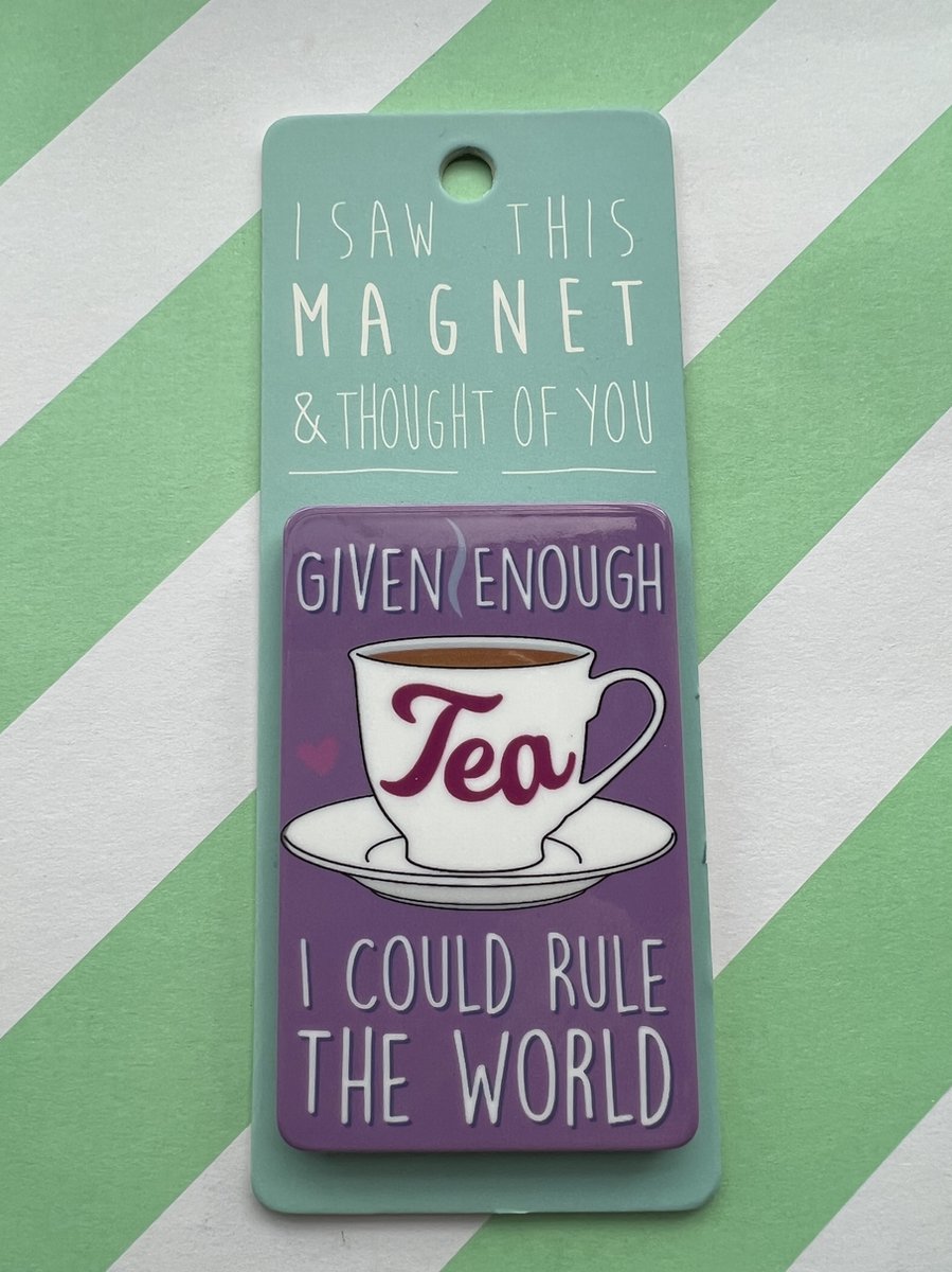 Koelkast magneet - Magnet - Given Enough Tea - MA50