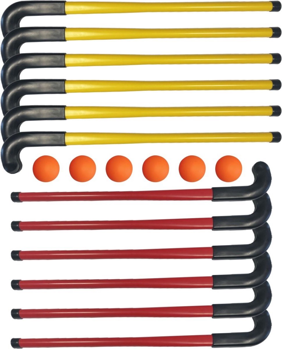 Jeu de hockey Intérieur 90cm, Plastique, Caoutchouc