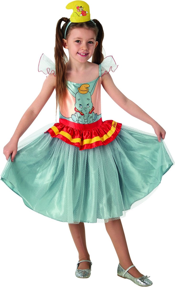 Rubie's Verkleedjurkje Dumbo Meisjes Polyester Grijs Maat S
