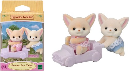 Sylvanian Families 5697 tweeling woestijn vos- fluweel zachte toplaag