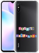 Xiaomi Redmi 9A Hoesje Choose Happiness - Designed by Cazy