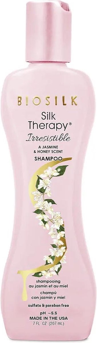 BioSilk Silk Therapy Irresistible Shampoo - Normale shampoo vrouwen - Voor Alle haartypes - 207 ml - Normale shampoo vrouwen - Voor Alle haartypes