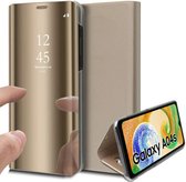 Hoesje geschikt voor Samsung Galaxy A04s / A13 5G - Book Case Spiegel Goud