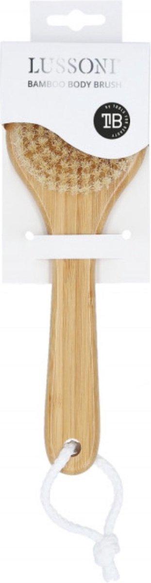 Lussoni - Bamboo Body Brush Soft Boar Bristles