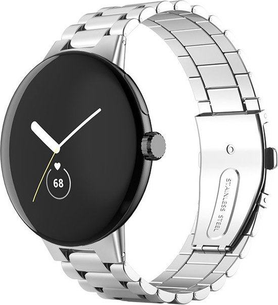 Bracelet de montre Google Pixel en acier inoxydable avec maillons Argent