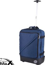 CabinMax Rugzaktrolley - Handbagage 44L - 55x40x20 cm - Blauw
