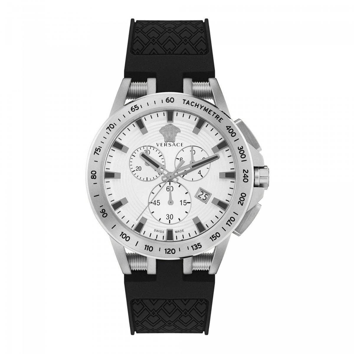 Versace VE3E00121 horloge mannen - Roestvrij Staal - zilver
