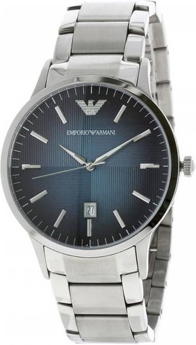 Armani Exchange Armani Horloge Bijenkorf Herenhorloge Emporio Armani  Zilverkleurig Mannen Horloge AR2472 Bol